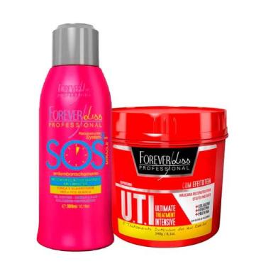 Imagem de Kit SOS 300ml e UTI Reconstrução 240g Forever Liss - Forever Liss Prof