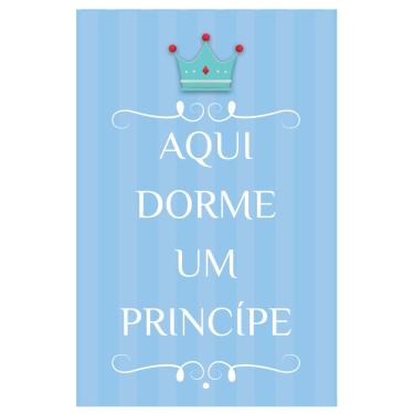 Imagem de Quadro Placa Decorativa Infantil Príncipe C03 - D'Rossi