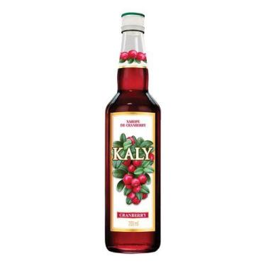 Imagem de Xarope Kaly Cranberry 700ml Ideal Para Drinks Finos E Soda Italiana - 