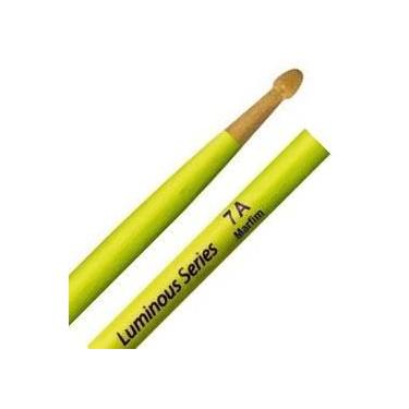 Imagem de Baqueta Liverpool Luminous Series Amarela Fluorescente Padrão 7A MC-7AMA em Marfim
