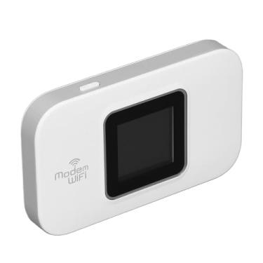 Imagem de Sanpyl Roteador Móvel WiFi Hotspot 4G LTE, Roteador Portátil de Viagem Com Tela Colorida e Bateria de 3000mAh, Velocidade de 150Mbps e Slot para Cartão SIM para 10 Dispositivos