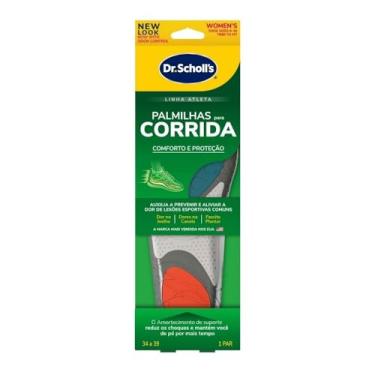 Imagem de Palmilha Run - Dr. Scholl S - Corrida 34 Á 39 Active Comfort - Dores no Joelho, Dores na Canela, Fascite Plantar