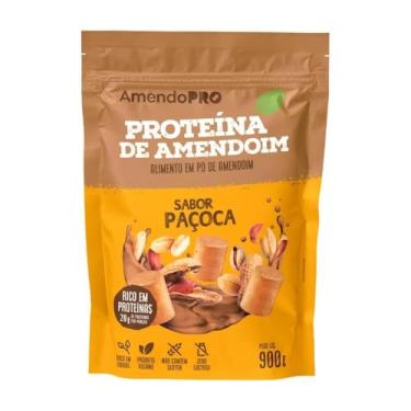Imagem de Proteína de Amendoim AmendoPRO 400g | Sabor Paçoca | Vegana | Sem Glúten