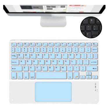 Imagem de BDNET, Kit Teclado Mouse Touch Para Tablet iPad Mini 6 A2567 A2568