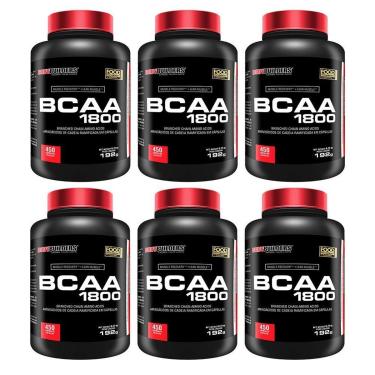 Imagem de Kit 6x BCAA 1800 - 450 cáps - Bodybuilders-Unissex