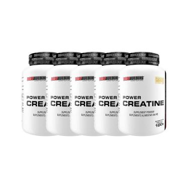 Imagem de Creatina Power  100g - Kit com 5 unidades - Bodybuilders-Unissex