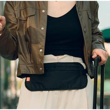 Imagem de Cinto de corrida ajustável, bolsa esportiva à prova d'água, pochete para malhar com suporte resistente ao suor, comporta todos os modelos de iPhone, bolsa de cinto para viagens, caminhadas, corrida