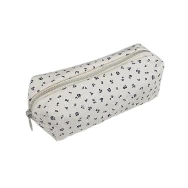 Imagem de Estojo de lápis de flor, lindos estojos florais com zíper