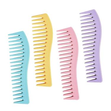 Imagem de Pente de plástico para corte de cabelo, penteado, feminino, masculino, pente de cabeleireiro