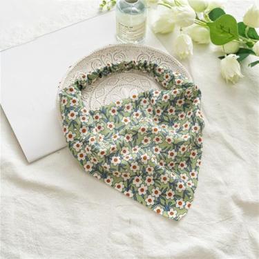 Imagem de Acessório feminino floral elástico Boho para amarrar cabelo
