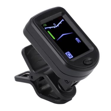 Imagem de RiToEasysports Afinador de Guitarra Com Suporte Recarregável Com Display LED Colorido, Rotação de 360 ​​graus, Afinador Eletrônico Digital Rápido e Preciso para Guitarra, Baixo, Ukulele, Violino,