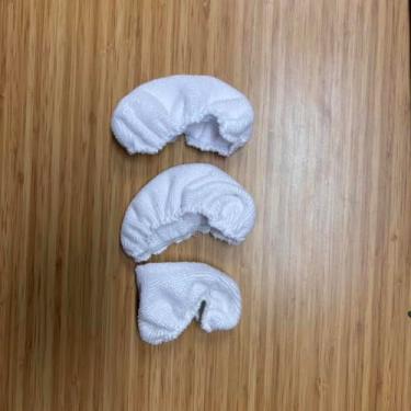 Imagem de Vminno Almofadas de substituição de limpeza a vapor de microfibra, brancas, panos de limpeza reutilizáveis laváveis para NJ-CS108, pacote com 3