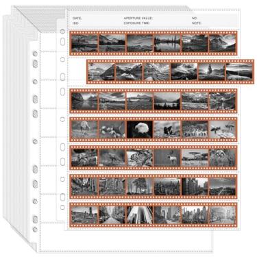 Imagem de ENPOINT Suporte de filme de 35 mm 135-7, mangas negativas de filme sem ácido, mangas negativas de 35 mm para armazenamento negativo de filme, pacote de 120, até 5040 quadros
