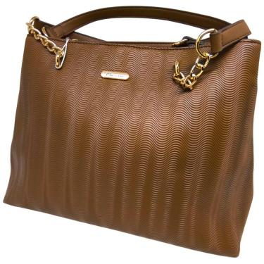 Imagem de Bolsa Feminino Fechamento Ecler Corrente Decorativa Chenson