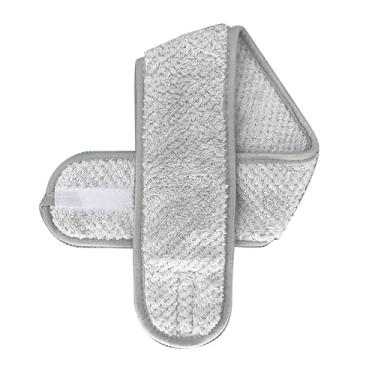 Imagem de Pacote com 1 faixa de cabelo para spa para maquiagem, ajustável, toalha macia, para lavar o rosto, esportes e ioga