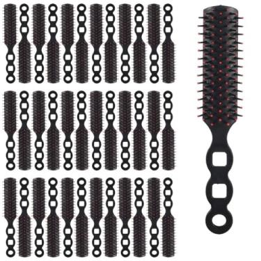 Imagem de Pentes de massagem antiestática, escovas de cabelo, 36 pacotes, pentes de plástico descartáveis para cabelos secos e cacheados para sem-teto, hotel, lar de idosos, abrigo, antiemaranhamento