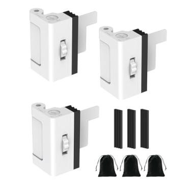 Imagem de Anobeyi Trava de reforço de porta portátil para viagens e casa, sem parafusos, instalação instantânea, trava de segurança para porta da frente, hotel, apartamento - trava extra interna suporta 362 kg