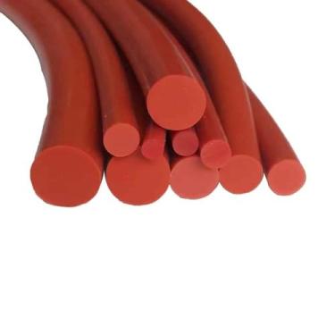 Imagem de Fita De Vedação Em Silicone Vermelho Resistente A Alta Temperatura (1-25mm Diâmetro) - Flexível 60A Redonda Sólida, 1M/2M/4M/5M/10M/15M/20M/25M/30M, Para Vedação(20M,Dia 13mm)