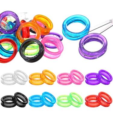 Imagem de 24 tesouras de silicone, anéis de dedo de silicone macio para cuidados com animais de estimação, acessórios para cortar pelos de animais, inserções de polegar, anel protetor de dedo para barbeiro