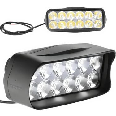 Imagem de WQAPVHBG Barra de luz para farol Ebike, barra de ABS para Ebike, farol de bicicleta elétrica de 12 V a 80 V, tensão ampla para motocicleta, bicicleta elétrica, triciclo, 11,4 x 4,3 x 4,5 cm