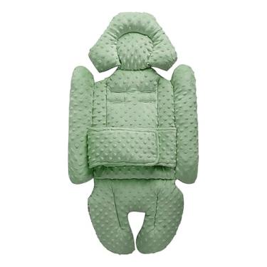 Imagem de Shakven Suporte de cabeça de bebê para assento de carro, inserção de assento de carro de bebê,Almofada de travesseiro de apoio de cabeça extra macia | Almofada respirável da inserção do assento de