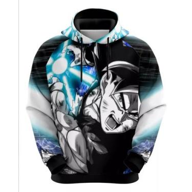 Imagem de Blusa Moletom Masculino Dragon Ball Super Goku Instinto - Mundo Sublim