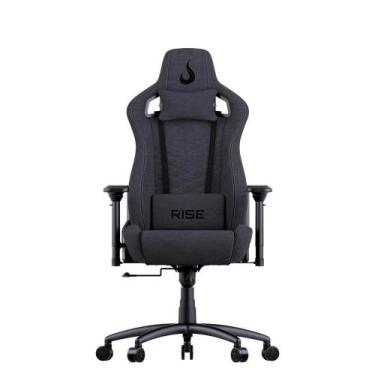 Imagem de Cadeira Gamer Rise Mode Z5, Ângulo Ajustável, Braço 4D, Cinza - RM-CG-