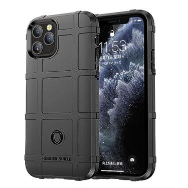 Imagem de IDEWEI Capa para iPhone 11 Pro MAX, fibra de carbono refinada, anti-queda, anti-impressões digitais, proteção integral. A capa do telemóvel é compatível com iPhone 11 Pro MAX