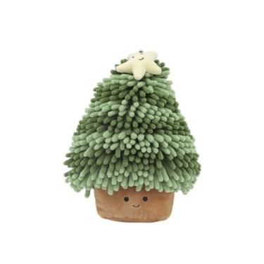 Imagem de Toalha de mão para árvore de Natal, toalha de mão macia e felpuda de chenille para banheiro, puff absorvente para secar as mãos com laço para pendurar, toalhas de mão decorativas fofas para crianças e