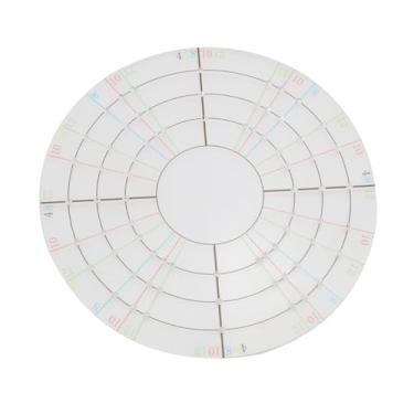 Imagem de TAODAN Ferramenta rotativa para aparar cerâmica disco acrílico diâmetro 12 cm ferramenta de argila grande número duplo arredondador adequado para artesanato