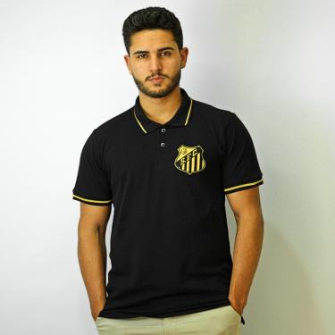 Imagem de Camisa Santos Polo Ouro - Masculino-Masculino