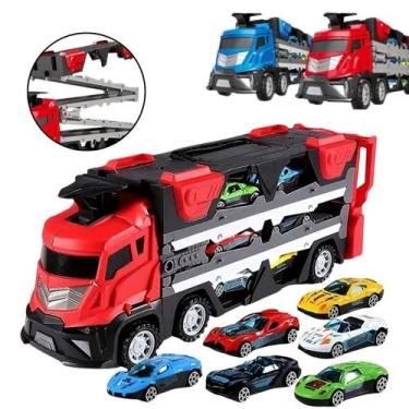 Imagem de Caminhão 2 em 1 Carrinhos Brinquedo de Qualidade - Rick Imports