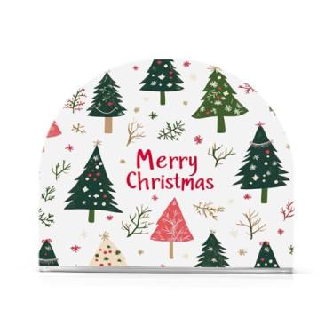 Imagem de Porta-guardanapos de árvore de Natal para mesas - Porta-guardanapos para cozinha, porta-guardanapos de mesa, porta-guardanapos de coquetel, porta-guardanapos de papel382