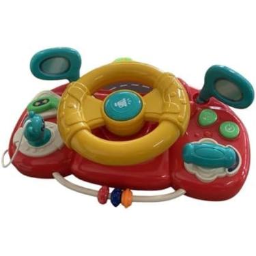 Imagem de Volante Infantil Interativo com Som e Luz - Brinquedo Educativo Musical para Bebês e Crianças - Estimula Coordenação Motora e Aprendizado