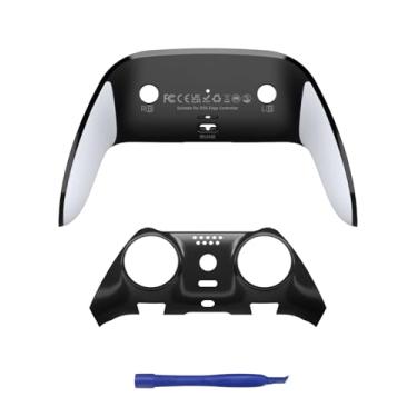 Imagem de CHARM FOCUS Top Bottom Decorative Trim Front Clip Shell Compatible with PS5 Edge Controller, Soft Rubber Overmold & Anti-Slip Diamond Texture, Custom Plates Cover Compatible with Dualsense Edge Shell