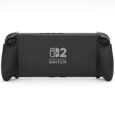 Imagem de Suporte de Controle Grip para Nintendo Switch 2, Anatômico, Leve e Resistente, Acessório para Joy-Con, Ergonomia Gamer, Adaptação Precisa, Pegada Confortável, Joystich Switch (Preto)