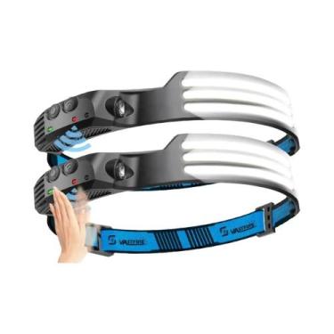 Imagem de Lanterna De Cabeça Recarregável À Prova d'Água Com Indução, Lanterna L