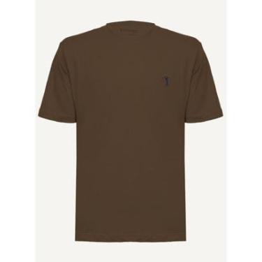 Imagem de Camiseta Aleatory Lisa Marrom-Masculino