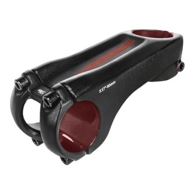 Imagem de Mesa de guidão de bicicleta MTB de 90 mm com ângulo negativo de 17 graus, compatível com guidões de mountain bike, downhill e cross-country. Peças de alta performance.(Red)