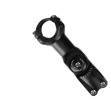 Imagem de Mesa ajustável para bicicleta 25,4/31,8 mm, guidão elevado para MTB, em alumínio, para bicicletas de montanha e trilhas.(31.8x110MM black stem)