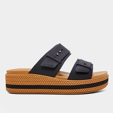 Imagem de Sandália Crocs Brooklyn Woven Buckle Feminina-Feminino