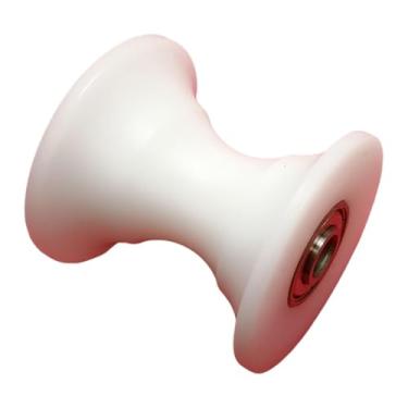 Imagem de harayaa Polia com ranhura em U para máquina abdominal, acessório prático para polias de guia de cabo de arame liso, roda com rolamento.