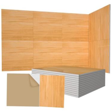 Imagem de Pacote com 6 painéis acústicos de parede – TEMGCUAM Painéis acústicos grandes de arte de 198 x 122 cm, painéis acústicos decorativos, painéis de parede com absorção de som para casa, escritório