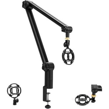 Imagem de Boom Arm para FIFINE Microphone, Suporte para Microfone, Braço Articulável Microfone, com Adaptador de 3/8“ a 5/8”, Microfone Gamer Suporte