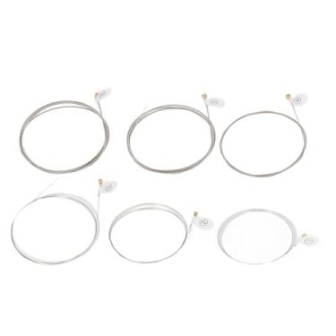 Imagem de LiebeWH Cordas de Aço de Alto Carbono, Cordas de Guitarra Com Núcleo Hexagonal.010-.046 de Guitarra Elétrica para Tom Animado e Dinâmico, Ferida Estável e Redonda, Som Completo e Poderoso Com