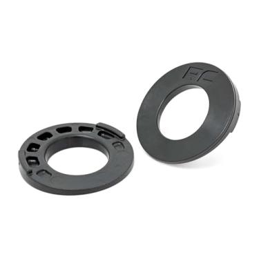 Imagem de Rough Country Placas de correção de mola de bobina traseira (ajustáveis) Jeep Wrangler JK 2007-2018 | 1113