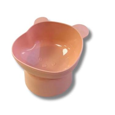 Imagem de Tigela Elevada Para Gatos E CãEs E Tigela Para áGua(Rosa)
