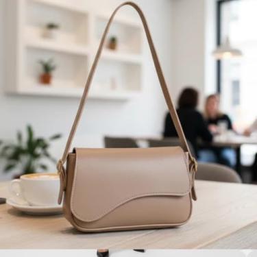 Imagem de BOLSA FEMININA BAGUETE DE OMBRO PRIMEIRA LINHA ELEGANTE AJUSTÁVEL