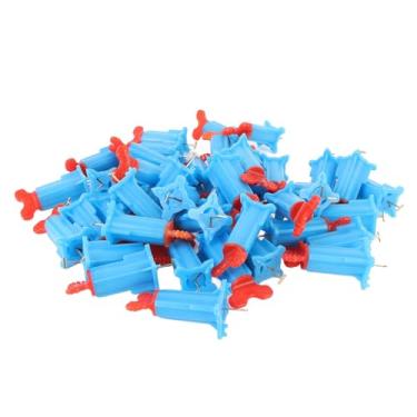 Imagem de AUNMAS Jogo do de Nivelamento da Telha, Ferramentas Reusáveis ​​do Nivelador do Espaçador da Telha de Assoalho de 40 Pces para a Instalação Dos Assoalhos das Paredes