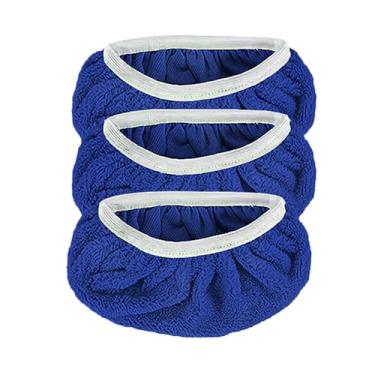 Imagem de Refil reutilizável para esfregão – panos de limpeza reutilizáveis, 3 peças de suprimentos de limpeza de ajuste apertado, laváveis, molhados e secos para casa, sala de estar, quarto, varanda